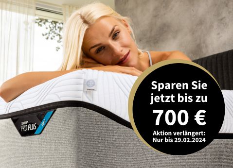 Tempur: Bis zu 700 € sparen!