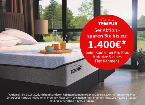 Tempur Set Aktion